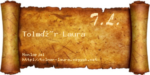 Tolmár Laura névjegykártya
