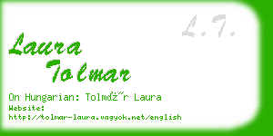 laura tolmar business card